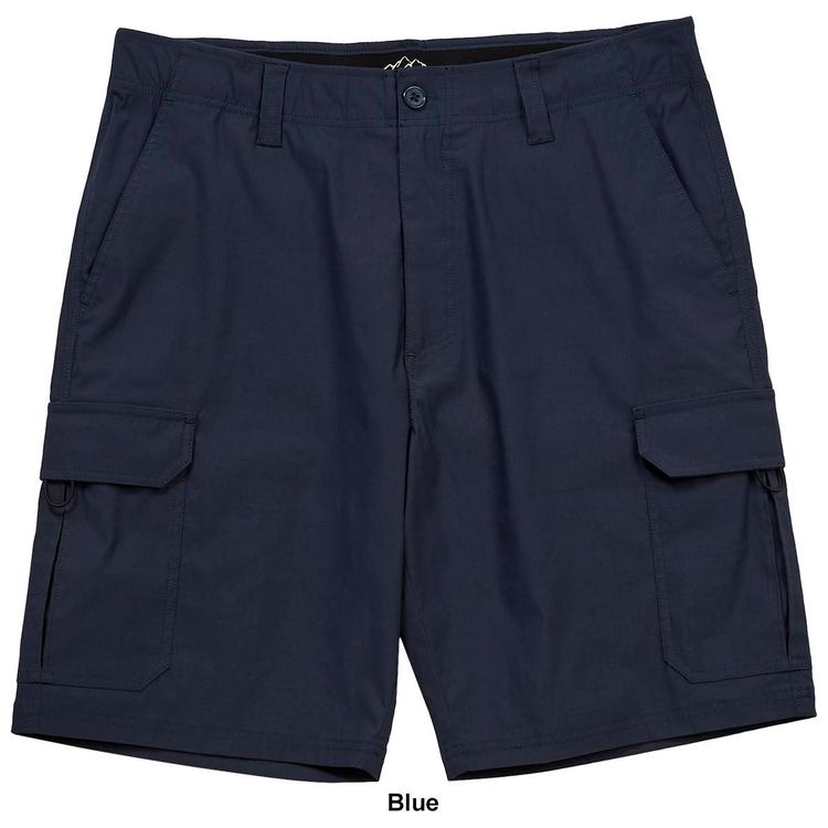Mens Mountain Ridge Flex Waist Cargo Shorts
