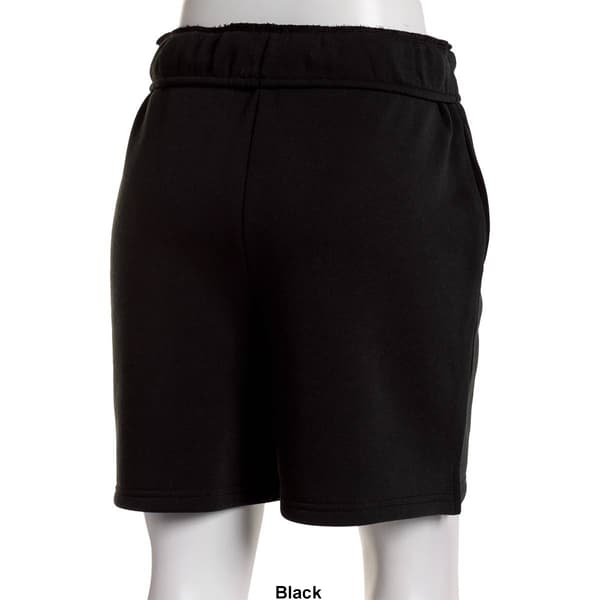 Juniors Derek Heart Fleece High Rise Bermuda Shoft Shorts