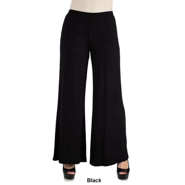 Womens 24/7 Comfort Apparel Comfortable Palazzo Pants