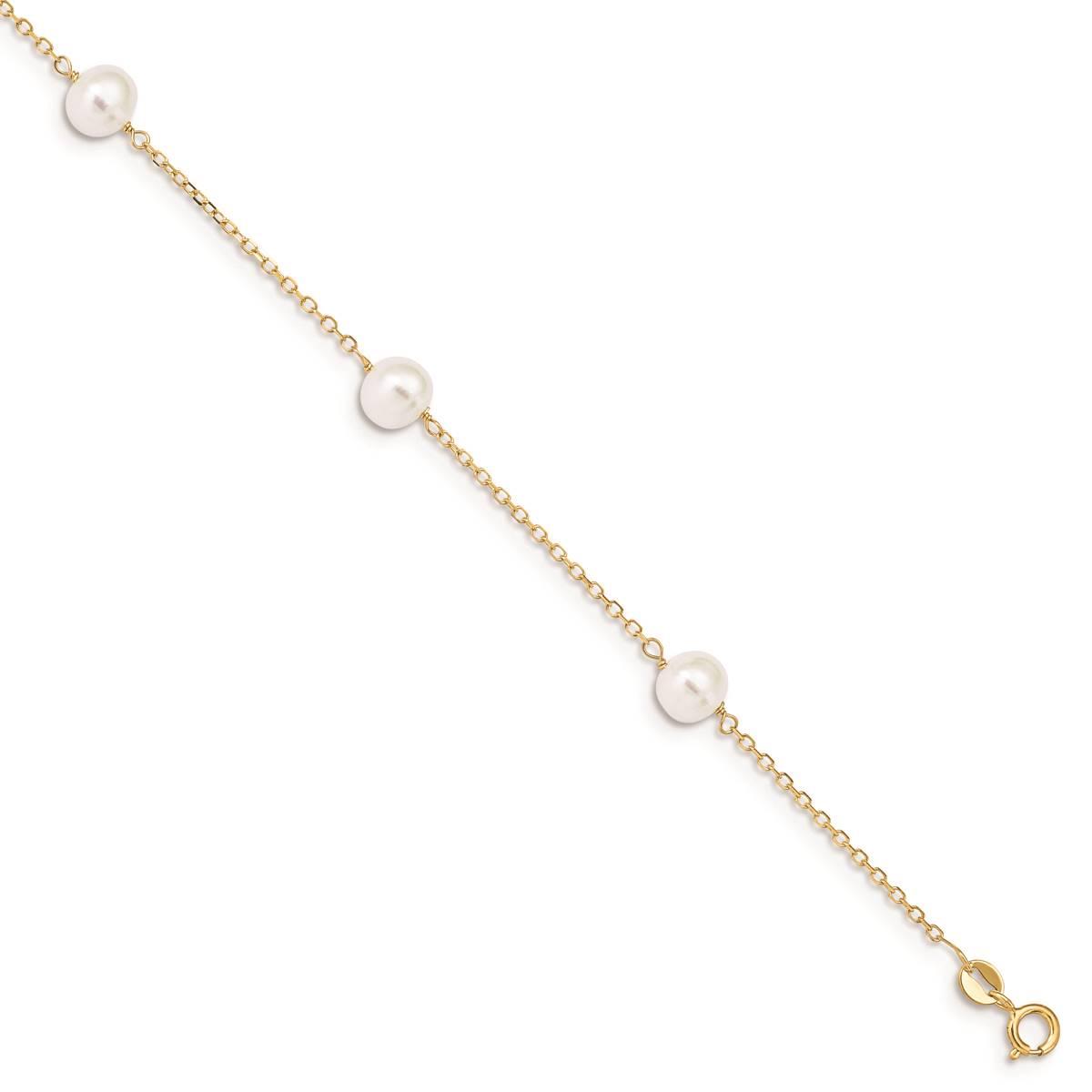 Gold Classics™ 14kt. Gold Water Cultured Pearl Station...