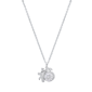 Saffron Sterling Silver Moissanite Diamond 16 Pendant Necklace - image 1