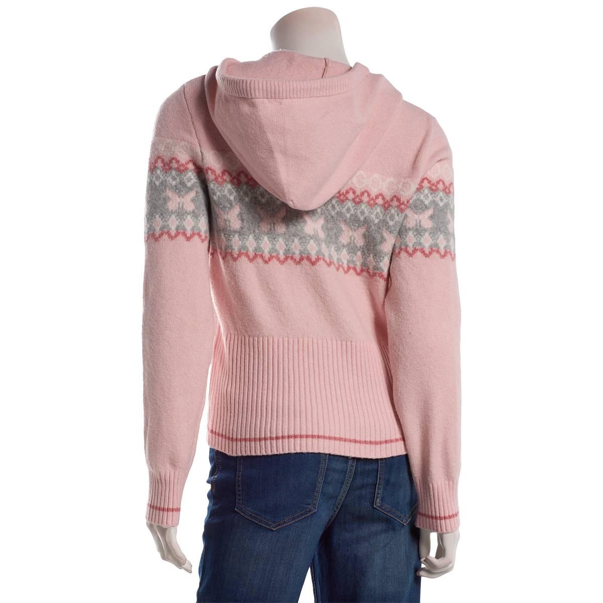 Juniors Madden Girl Mossy Butterfly Jaquard Double Zip Jacket
