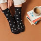 Womens Dr. Motion 2pk. Mini Daisy Rib Mid Crew Socks - image 2
