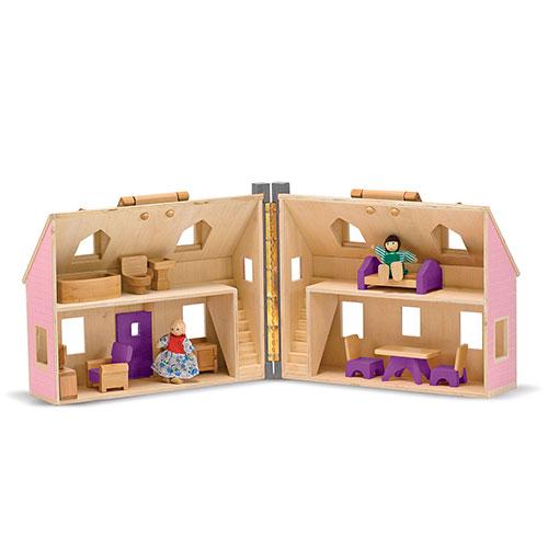Melissa &amp; Doug® Fold &amp; Go Dollhouse