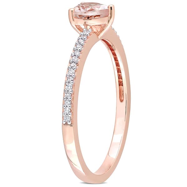 Gemstone Classics™ 10kt. Rose Gold Heart Promise Ring
