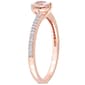 Gemstone Classics™ 10kt. Rose Gold Heart Promise Ring - image 3