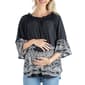 Plus Size 24/7 Comfort Apparel Flare Sleeve Tunic Top - image 1