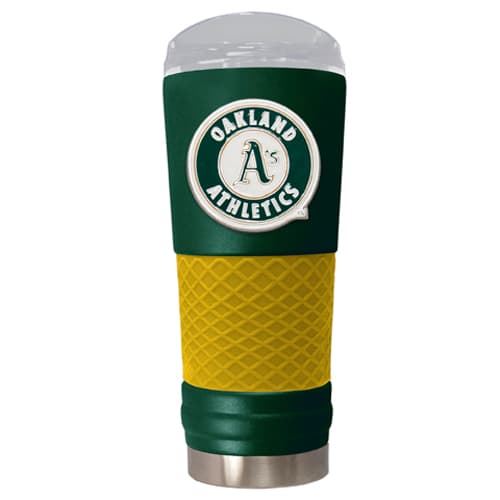 MLB Oakland Athletics DRAFT Powder Coated Stainless Steel Tumbler - image 