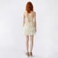 Juniors Emerald Sundae Foil Lace Triple Tier Lace Up Back Dress - image 2