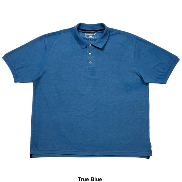 Mens Big & Tall Architect&#174; Short Sleeve Pique Polo
