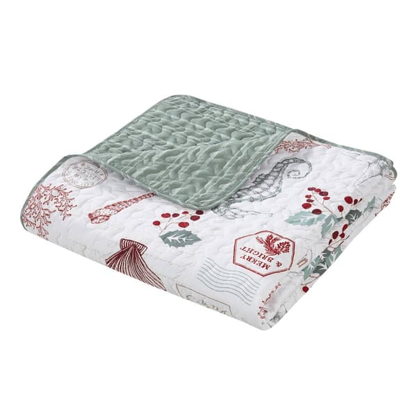 Videri Home Holiday Writing Quilt Set