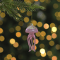 Northlight 4.75in. Transparent Jellyfish Glass Christmas Ornament - image 2