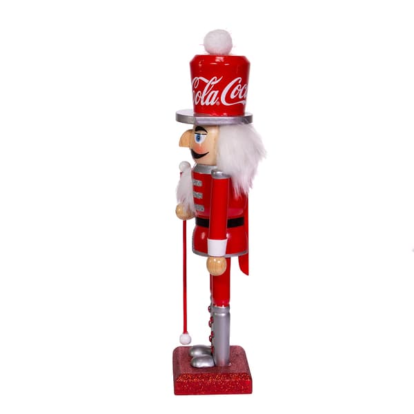 Kurt S. Adler 10in. Wooden Coca-Cola&#174; Nutcracker