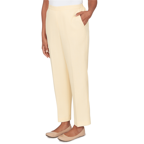 Plus Size Alfred Dunner Al Fresco Tailored Flat Front Slant Pock