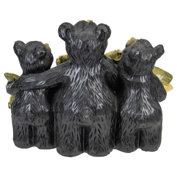 Northlight Seasonal 10in. Bear Family Welcome Sign Garden Statue