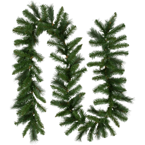 Northlight 9ft. Mixed Green Beaver Pine Christmas Garland