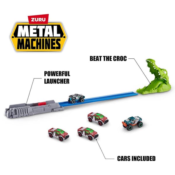 Metal Machines Crocodile Playset