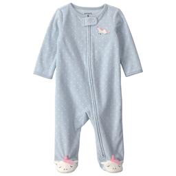 Baby Girl (NB-9M) Carter''s® Unicorn Zip Sleep & Play Pajamas