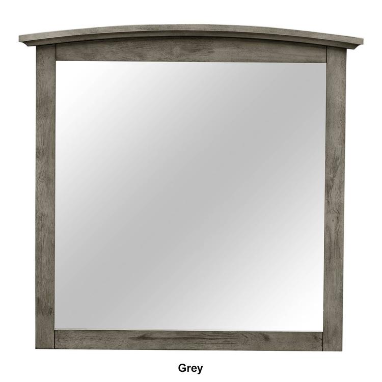 Passion Furniture Classic Rectangle Dresser Mirror - 37x35