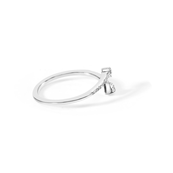Haus of Brilliance 1/5ctw. Diamond Double Arrowhead Open Ring
