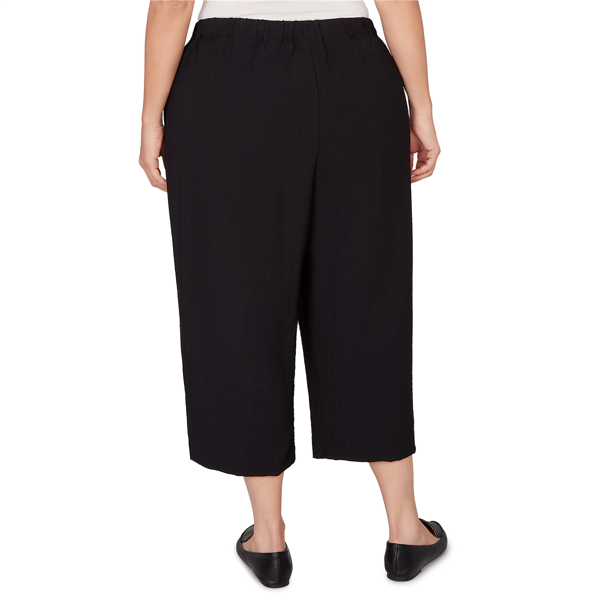 Plus Size Alfred Dunner Crowd Pleaser Relaxed Pull On Capris