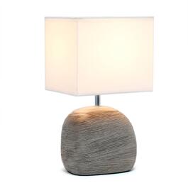 Simple Designs Bedrock Ceramic Table Lamp