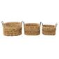 9th & Pike&#174; Braided Natural Wicker Storage Baskets - Set of 3 - image 4