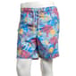 Mens Hawaiian Authentics Island Post Card Swim Trunks - Seafoam - image 1