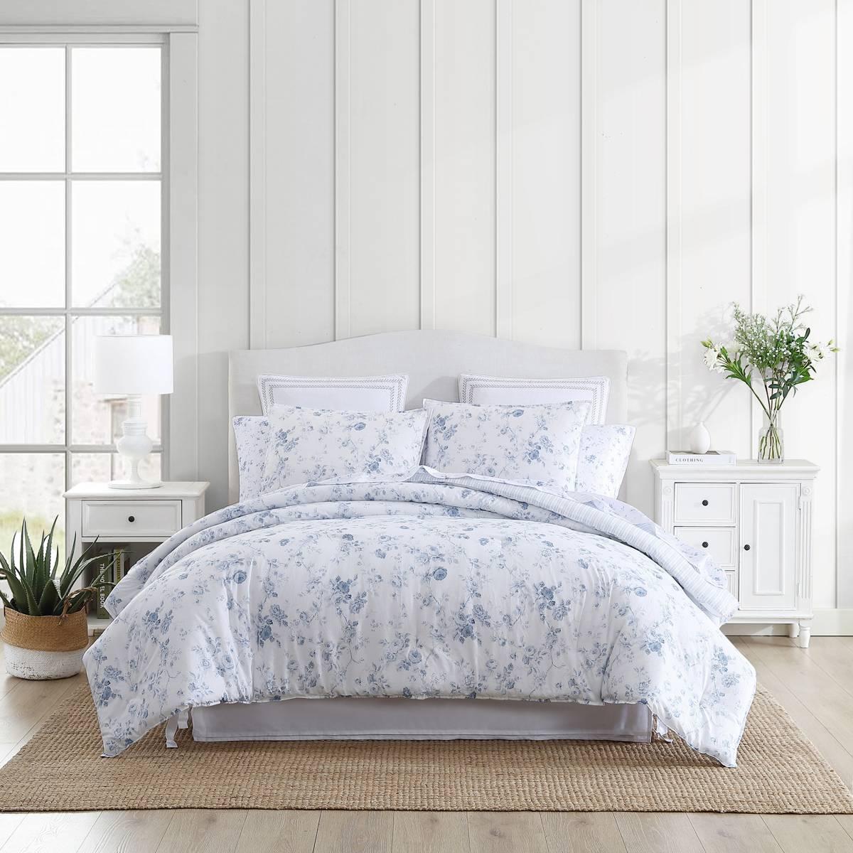 Laura Ashley Belinda Cotton Reversible Comforter Set