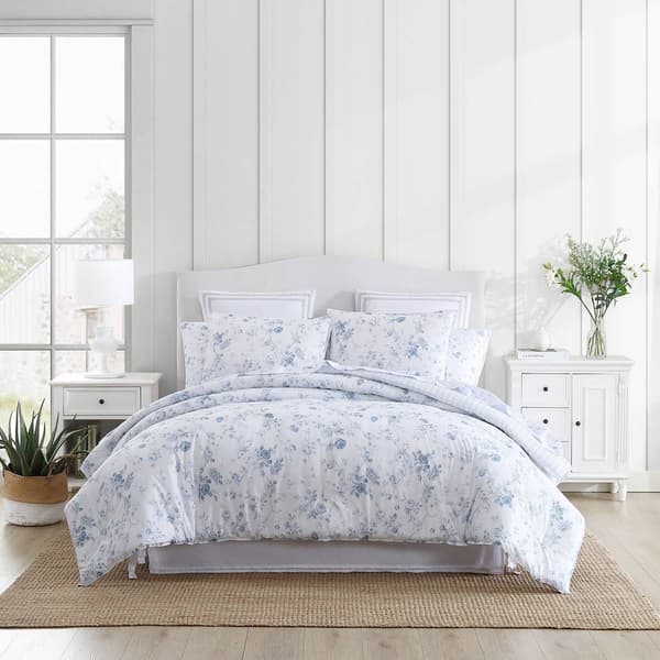 Laura Ashley Belinda Cotton Reversible Comforter Set