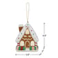 Mr. Christmas Nostalgic Ceramic Gingerbread House Ornament - image 3