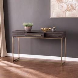 Southern Enterprises Akmonton Long Console Table w/ Storage