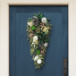 Puleo International 28in. Pre-Lit Adorned White & Green Swag - image 3