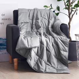 Rejuve Breathable Bamboo Weighted Throw Blanket