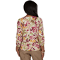 Petite Alfred Dunner Union Square Floral Painterly Blouse - image 2