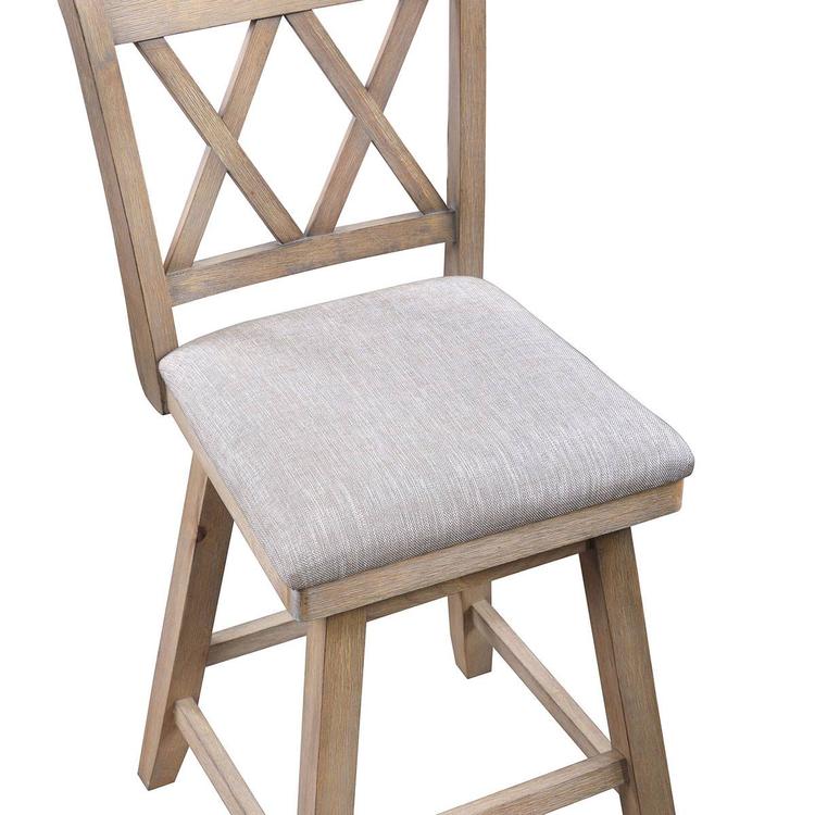 Home 2 Office 37.5in. Double Cross Back Bar Stool