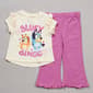 Baby Girl (12-24M) Bluey & Bingo Ruffle Top & Flare Leggings Set - image 1