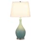 HomeRoots 28in. Aqua Hammered Urn Table Lamp - image 2