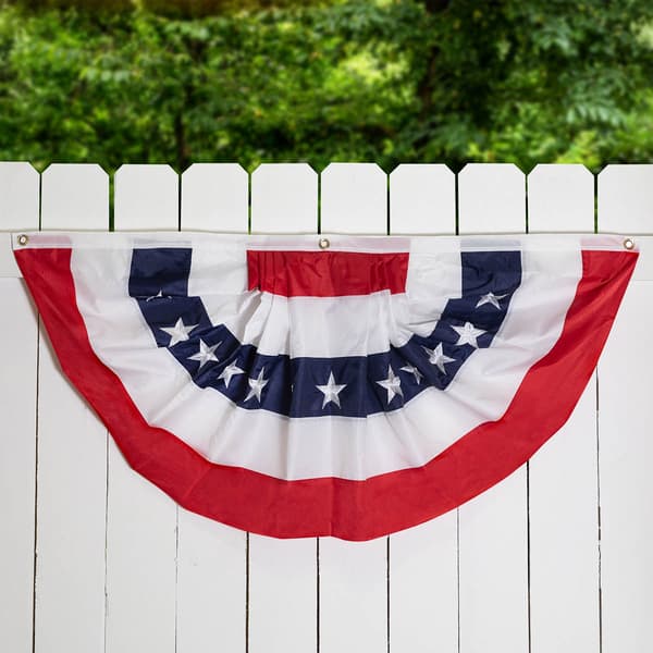 Northlight Large Patriotic Bunting Flag