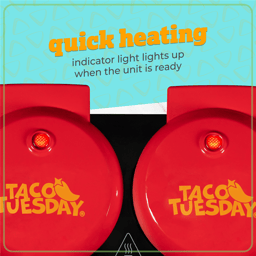 Nostalgia™ Taco Tuesday Double Street Taco Quesadilla Maker