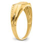 Mens Gentlemen’s Classics™ 14kt. Gold Diamond Slanted DAD Ring - image 6