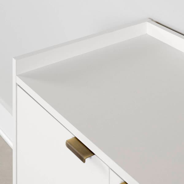 South Shore Maliza Pure White Storage Cabinet