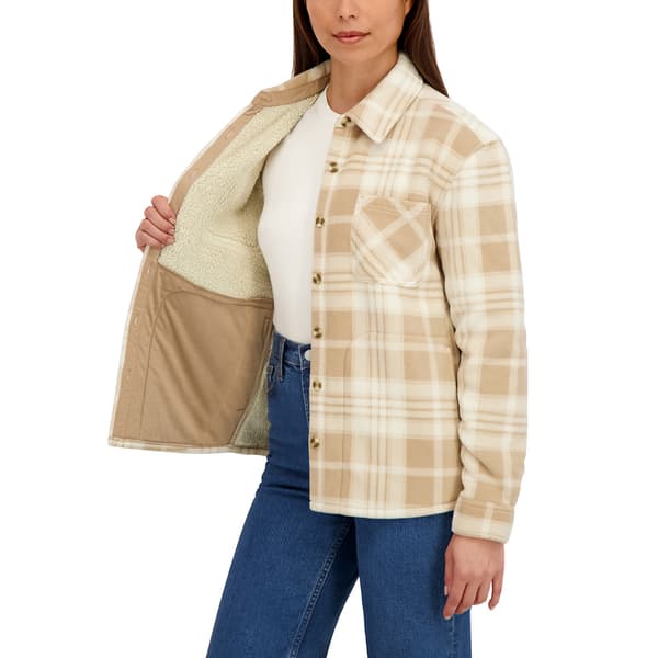 Womens HFX Sherpa Lined Shacket