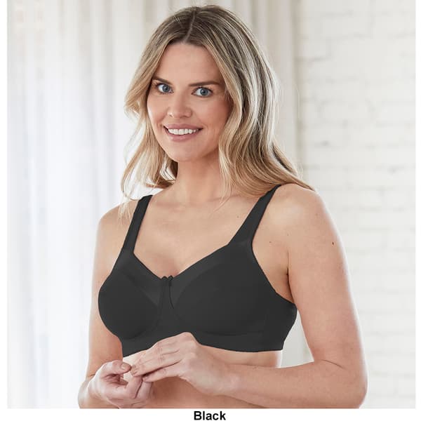 Womens Bestform Satin Trim Wire-Free Cotton Bra 5006715