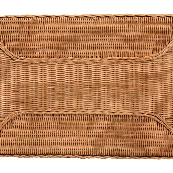 bali & pari Minahasa Bohemian Light Honey Braided Side Table