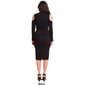 Juniors Madden Girl After Party Cold Shoulder Sweater Dress - image 2