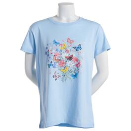 Plus Size Top Stitch by Morning Sun Spring Cluster Tee