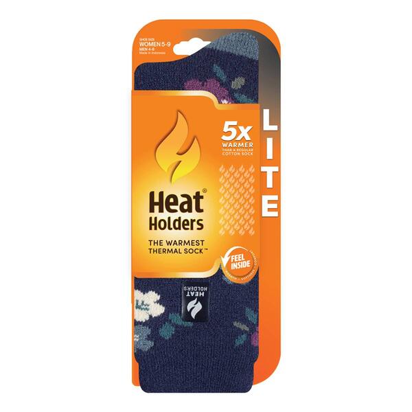 Womens Heat Holders&#40;R&#41; Lanuza Lite Floral Crew Socks - image 