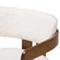 Baxton Studio Carice Modern Cream Boucle Dining Chair - image 5