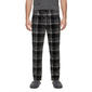 Mens Preswick & Moore(R) Black & White Plaid Silky Pajama Pants - image 1